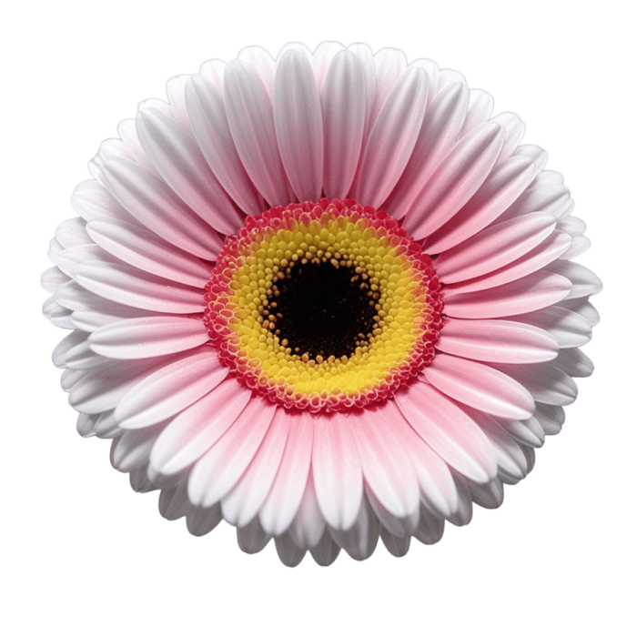 Mini Gerbera blanca